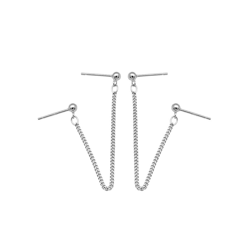 Trendy Women's Double Pierced Earrings Jewelry